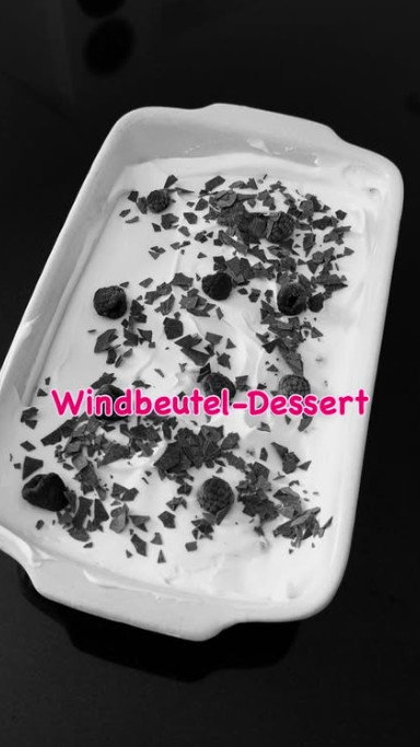 Windbeutel-Dessert